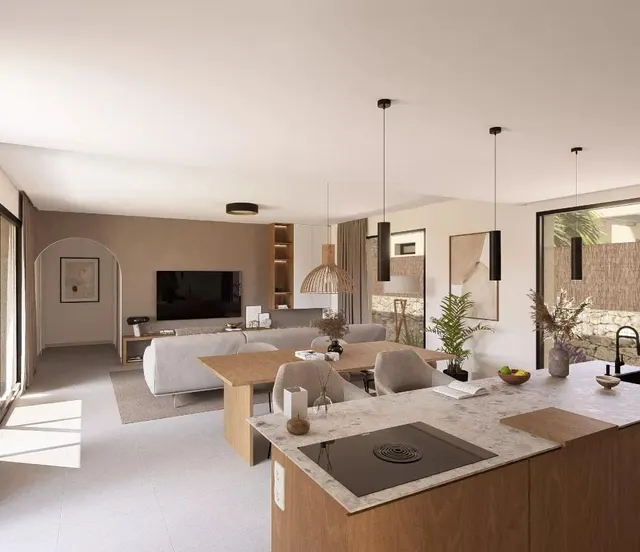 Villas contemporáneas de una sola planta en Altaona Golf Resort Murcia — 10