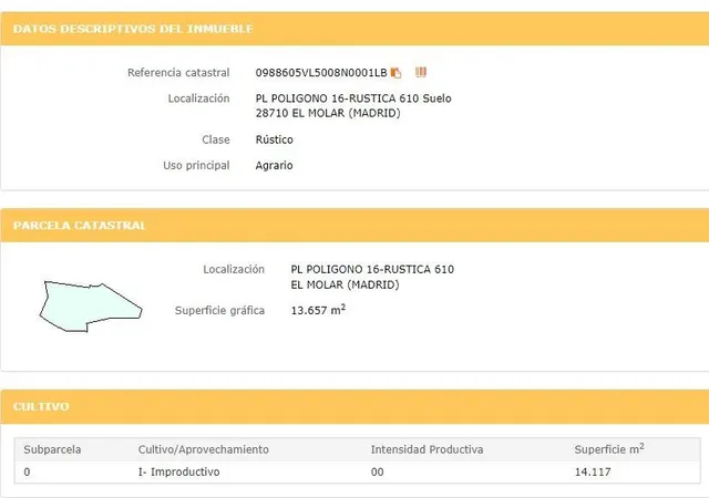 EN VENTA TERRENO URBANIZABLE NO SECTORIZADO — 6