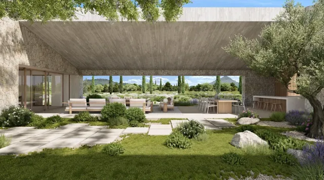 Terreno con proyecto y licencia para villa de lujo en Alcúdi - foto 5