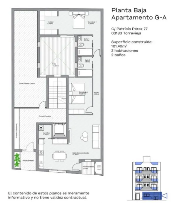 Apartamento 2 habitaciones 104m² en venta - torrevieja — 14