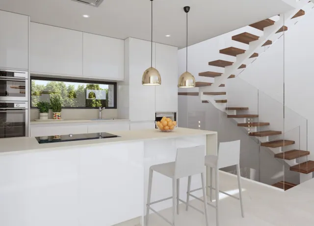 ▷Villa en Finestrat con Vistas Panorámicas al Mar y Piscina Costa Blanca — 7