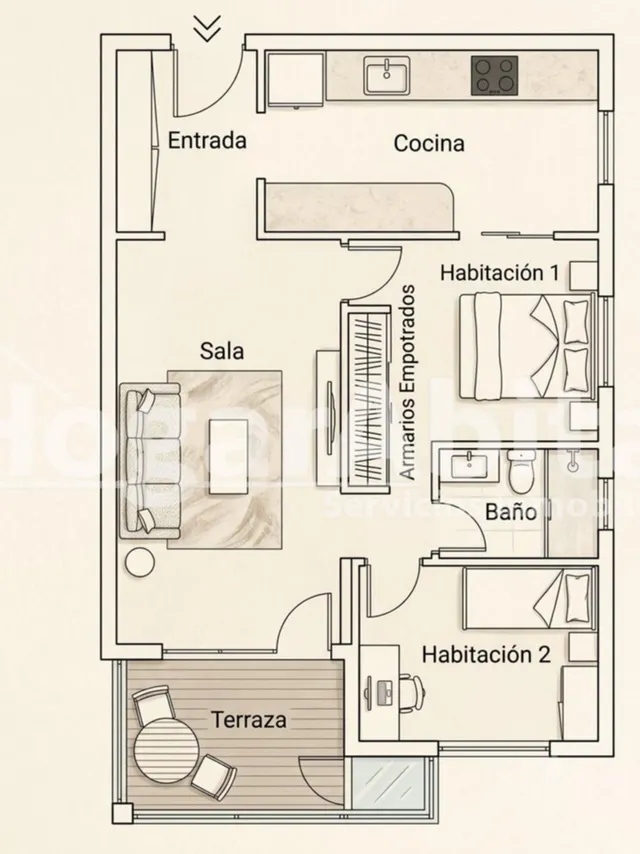 EN RESIDENCIAL CON PISCINA, GARAJE Y TERRAZA JUNTO A LA PLAYA — 17