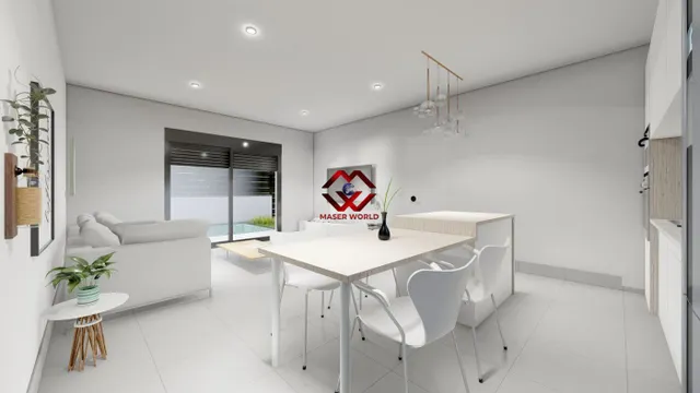 Chalet Pareado con Piscina Privada y Solárium en Roldán (Torre-Pacheco) — 7