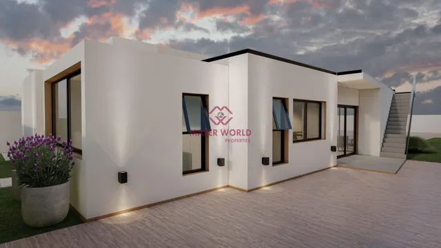 Villa de estilo ibicenco en un tranquilo pueblo español — 2