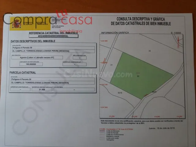 PARCELAS RÚSTICAS EN LOSANA DE PIRÓN