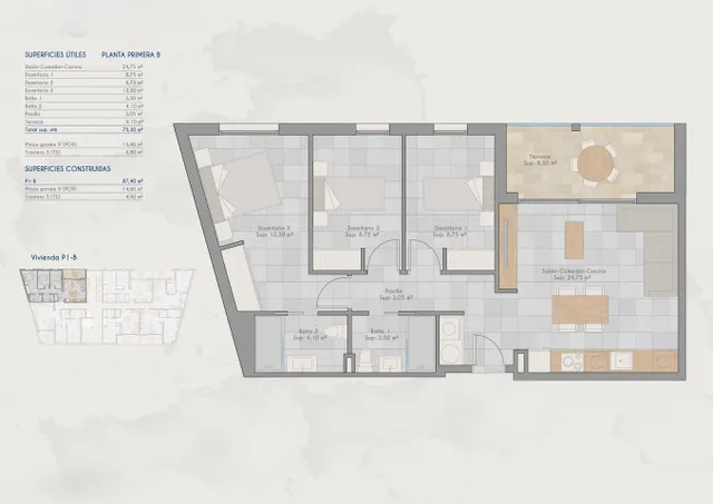 Apartamento 3 habitaciones 87m² en venta - San Pedro del Pinatar — 22