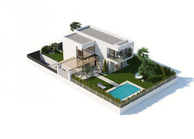 ▷Villa en Finestrat con Vistas Panorámicas al Mar y Piscina Costa Blanca — 16