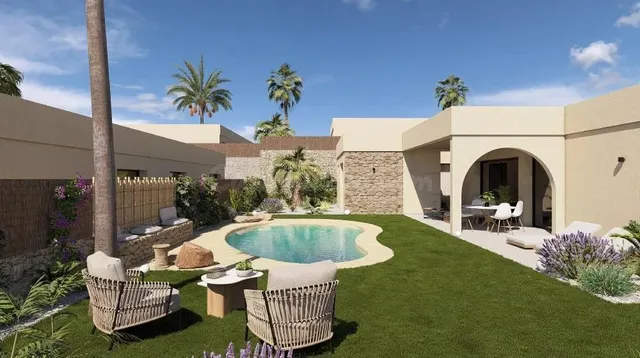 Villas contemporáneas de una sola planta en Altaona Golf Resort Murcia — 3