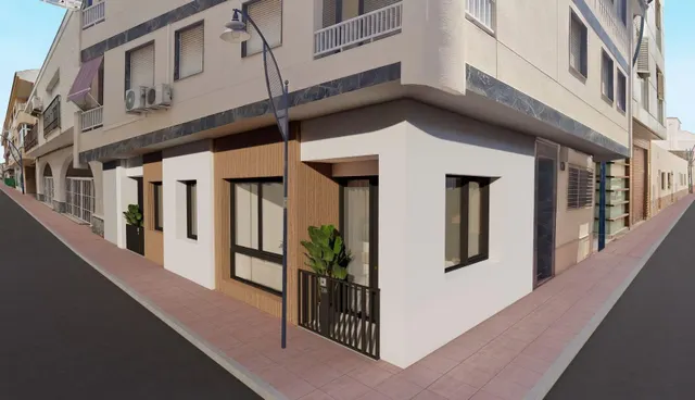 Apartamentos de nueva construcción en planta baja a 300 metros del mar en Santiago de la Ribera, Murcia — 6