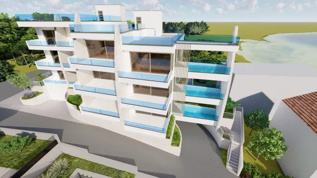 Exclusiva vivienda de obra nueva con jardín, dos terrazas y piscina privada junto al mar en la costa Dalmata — 21