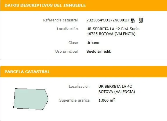 OPORTUNIDAD PARCELA URBANA EN URBANIZACION LA SERRETA — 5