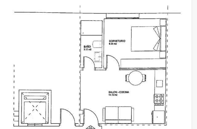 dos apartamentos ideal inversión para rentabilizar — 22