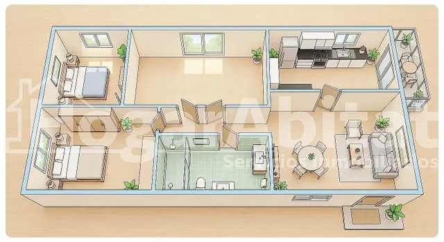 ¡Centro de Pego! Ático dúplex amplio, esquinero y semireformado con terraza y trastero — 36