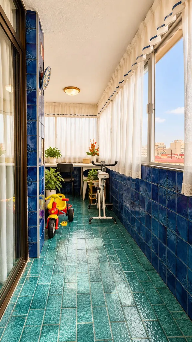 Fantástico ático exterior de 3 habitaciones con gran balcón en la zona de Sol i Padris — 22