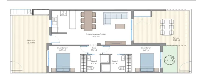 Bungalow Planta baja — 29