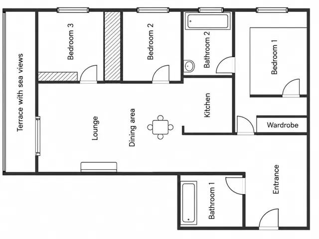 Apartamento 3 habitaciones 81m² en venta - Habaneras — 18