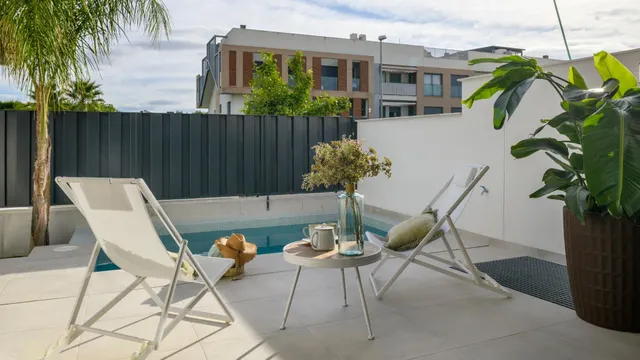 3ª FASE Atrio Residencial.  Chalets adosados con piscina en Guadalupe — 2