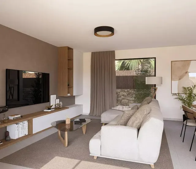 Villas contemporáneas de una sola planta en Altaona Golf Resort Murcia — 9
