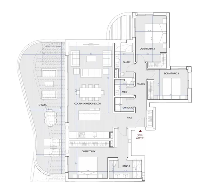 Ático 3 habitaciones 126m² en venta - Arroyo de la Miel — 12