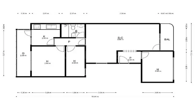 PISO OCUPADO 3 habitaciones, BALCÓN; PLANTA 4 CON ASCENSOR,  - foto 2