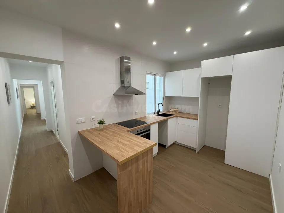 Vivienda totalmente reforma de tres habitaciones en el centro de Castellón