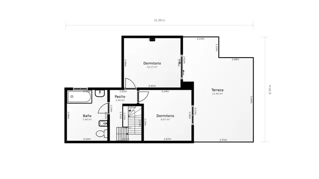 Dúplex con terraza en venta en el centro de Tordera — 29