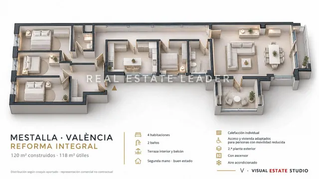 DOS ASCENSORES. LA ALTURA PONE LAS VISTAS; LA FINCA FACILITA EL RESTO! — 22
