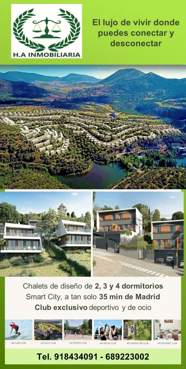 CHALETS EN VENTA EN LOS ANGELES DE SAN RAFAEL. SIERRA DE GUADARRAMA!!!