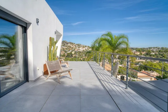 Villa moderna con vistas al mar en Benissa Costa — 19