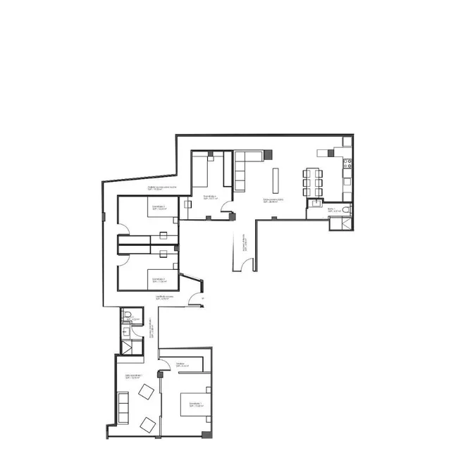 Vivienda de 170 m2 con 5 dormitorios en Gran Vía – Amplia y con gran potencial — 28