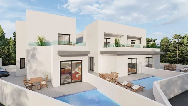 Villas de nueva construcción con piscina privada en Daya Nueva, Costa Blanca — 13