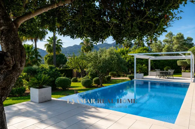 CHALET UNIFAMILIAR CON PISCINA DESBORDANTE Y VISTAS A LA SERRA DE TRAMUNTANA — 7
