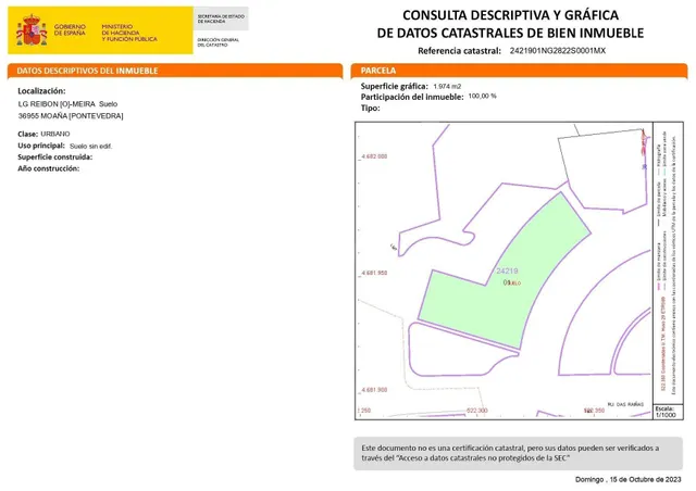 Parcela en Venta en Reibon, Moaña - foto 4