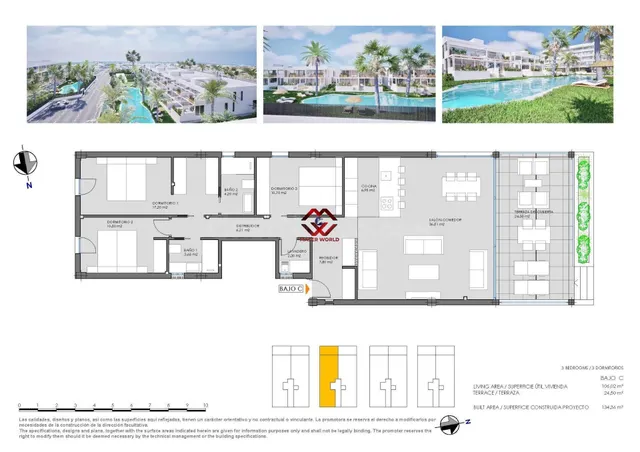Bungalows de nueva construcción en venta en Mar de Cristal,  - foto 5