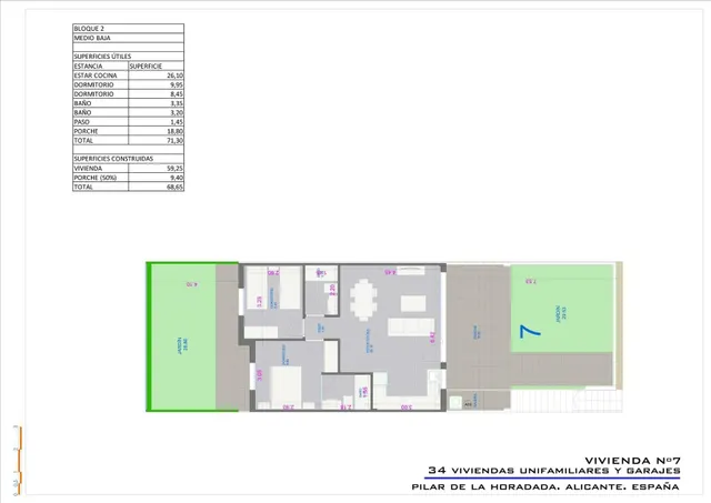 Bungalows de nueva construcción con jardín o solárium cerca de la playa en Pilar de la Horadada — 39