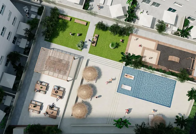 Piso con piscina comunitaria — 12