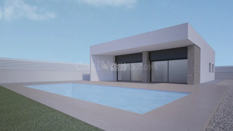 VILLA MODERNA DE OBRA NUEVA EN ASPE