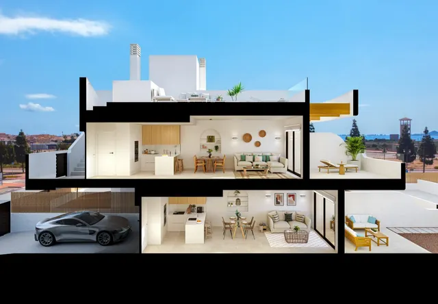 Complejo residencial de nueva construcción cerca de Serena Golf y el Mar Menor en Los Alcázares — 20