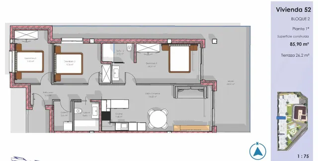 Apartamentos modernos amueblados en El Raso-Guardamar: vida contemporánea cerca de la playa y del campo de golf — 8