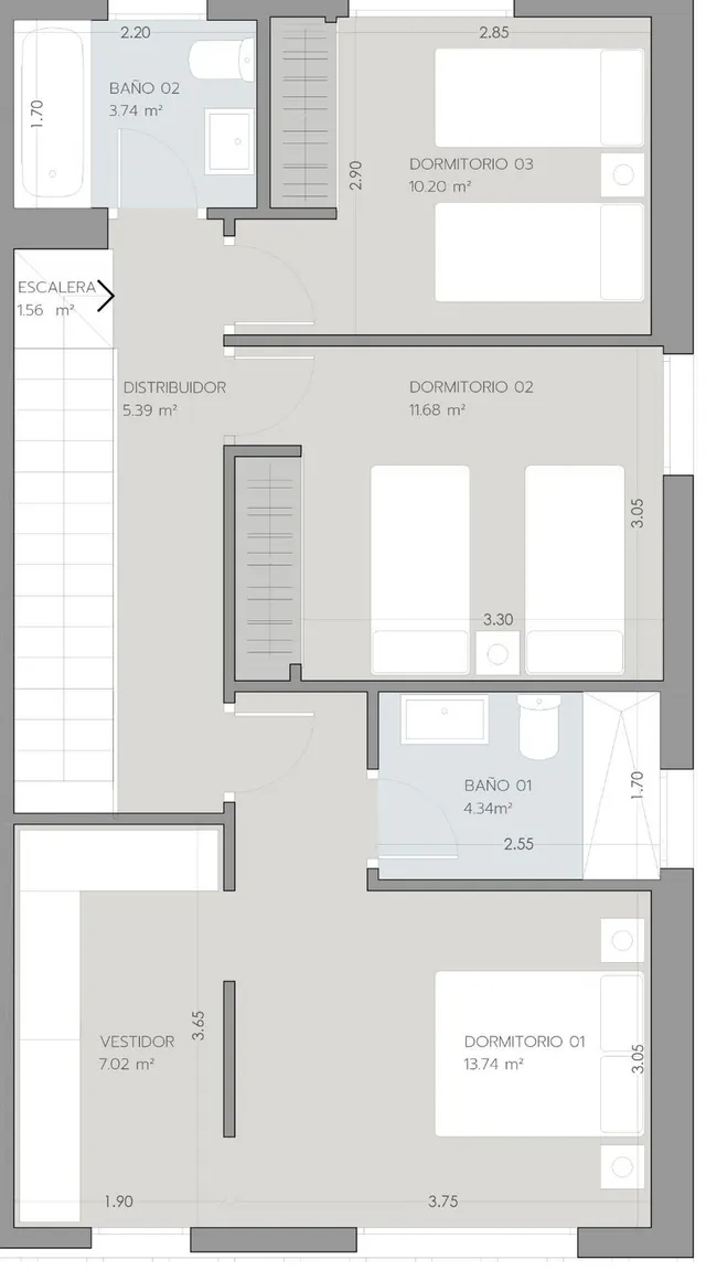 Adosado 4 habitaciones 145m² en venta - Riviera del sol — 33