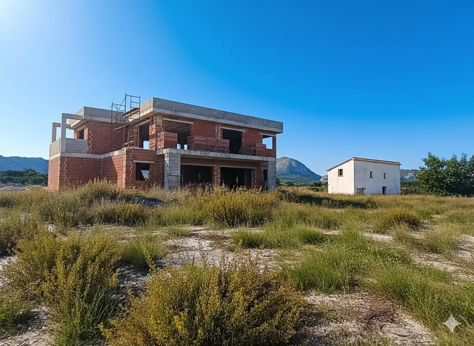 Parcela en venta en Benidoleig con dos viviendas para reformar