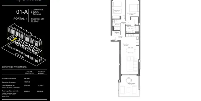 Apartamento 2 habitaciones 93m² en venta - El Pinillo — 12