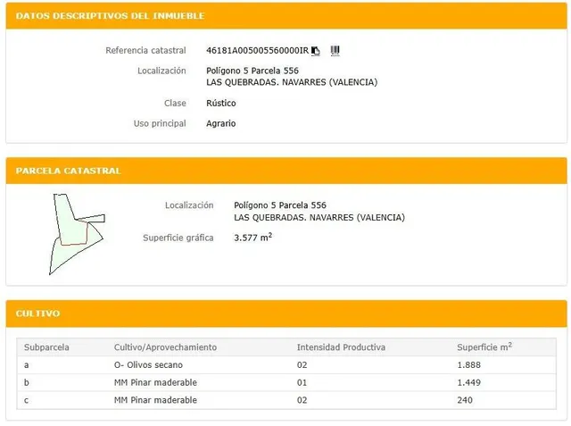 Terreno rural en venta - Comunidad valenciana - foto 2