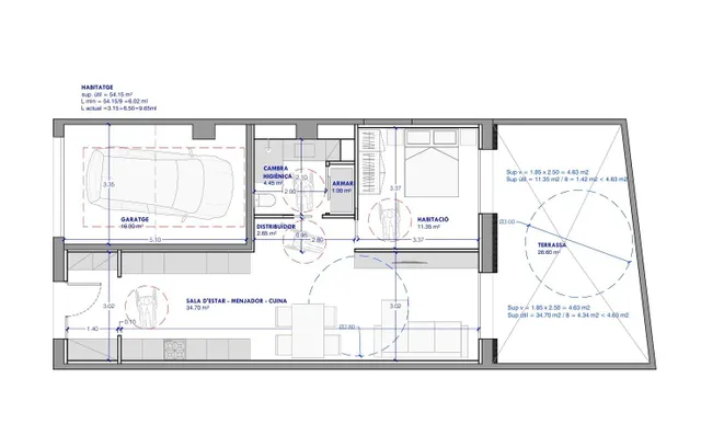 LOCAL COMERCIAL EN VENDA AMB PROJECTE DE CANVI D'ÚS A HABITATGE / CENTRE DE VILANOVA DEL CAMÍ — 11