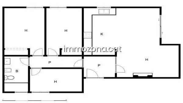 CASA OCUPADA DE 88 M2, 3 habitaciones, 1 BAÑOS, EN C/ CAMPANYA, LLORET DE MAR — 24