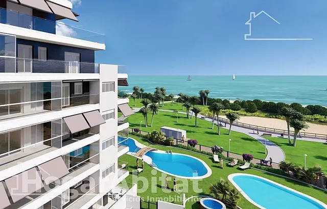 ¡Vistas al mar! Totalmente nuevo, amplio y luminoso con piscina, garaje y terraza — 11