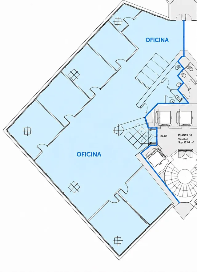 Oficina de 284 m2 con vistas al puerto y Montjuïc – Drassanes, Barcelona — 13