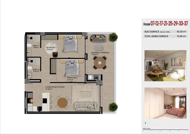 Apartamentos Obra Nueva 2 Dormitorios en Urb con Piscina y Parking incluido — 8