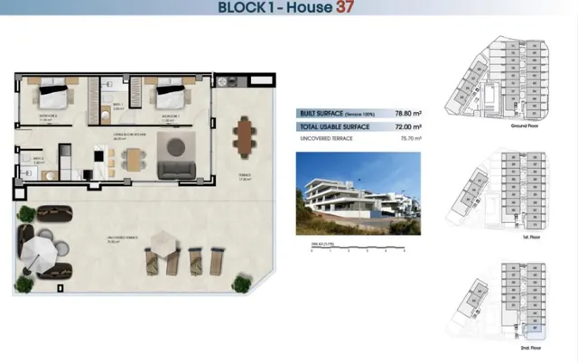 Apartamento 2 habitaciones 78m² en venta - El pinet — 10