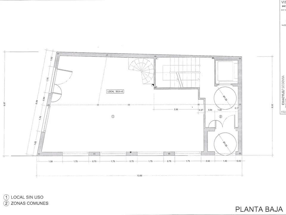 Local comercial en construcción en el real sitio de san ildefonso (Segovia)